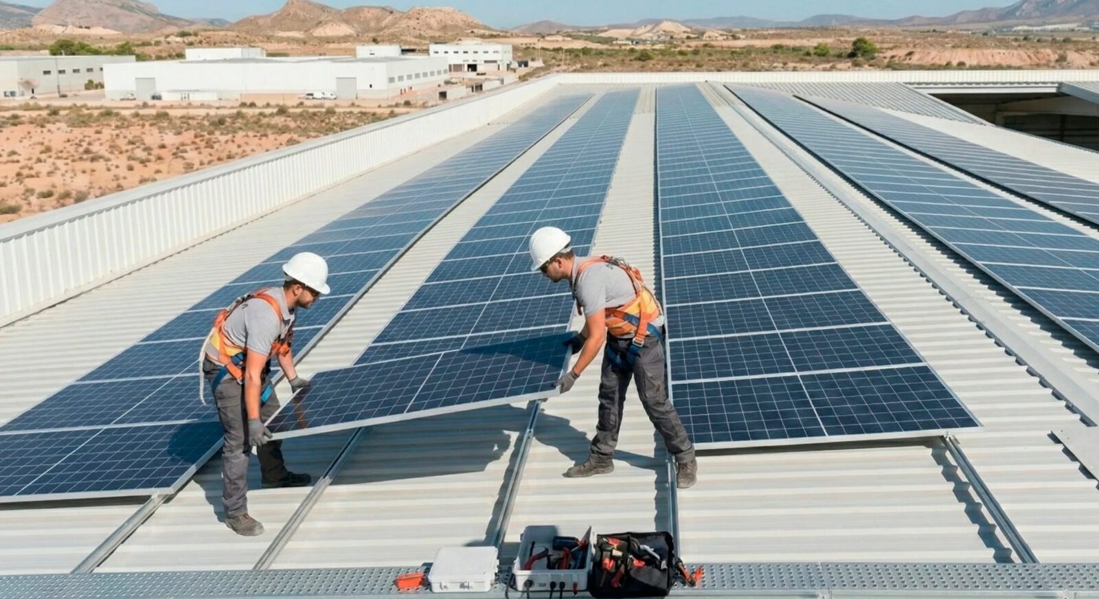 Instalación de paneles solares para autoconsumo empresarial
