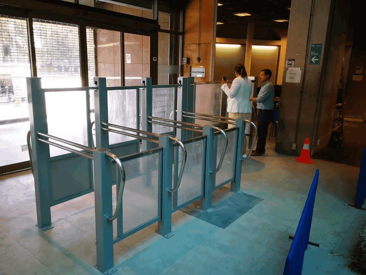 Portillos peatonales accesibles para Control de acceso peatonal